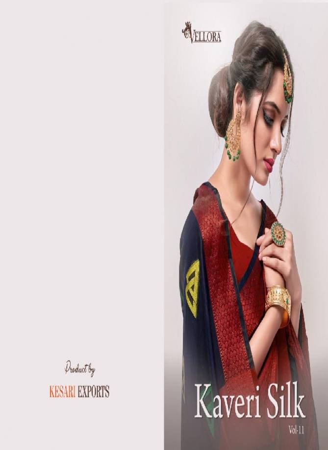 Vellora Vol 11 Kaveri Silk Party Wear Designer Saree